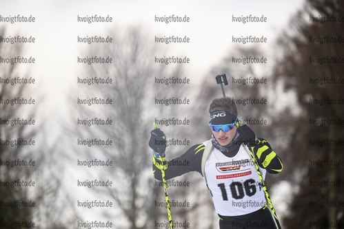 11.01.2020, xkvx, Biathlon DSV Deutschlandpokal Notschrei, Einzel - maennlich, v.l. Lukas Martins (Germany)  / 
