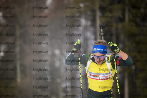 11.01.2020, xkvx, Biathlon DSV Deutschlandpokal Notschrei, Einzel - maennlich, v.l. David Zobel (Germany)  / 