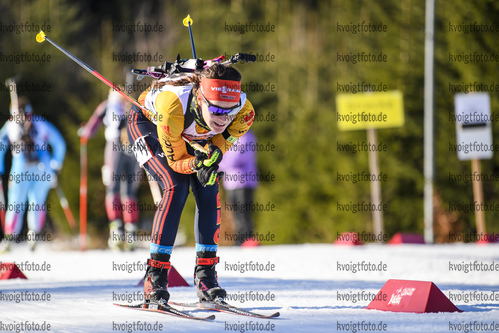 11.01.2020, xkvx, Biathlon DSV Deutschlandpokal Notschrei, Einzel - weiblich, v.l. Sabrina Braun (Germany)  / 