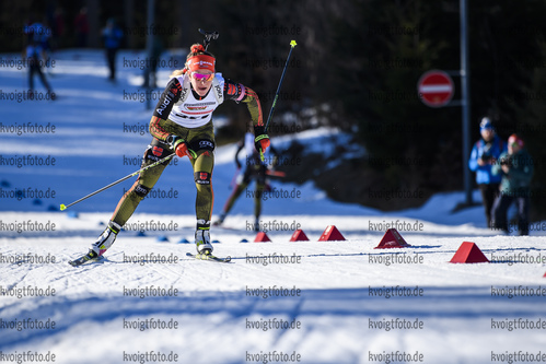 11.01.2020, xkvx, Biathlon DSV Deutschlandpokal Notschrei, Einzel - weiblich, v.l. Sophia Schneider (Germany)  / 