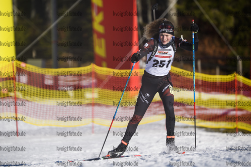 11.01.2020, xkvx, Biathlon DSV Deutschlandpokal Notschrei, Einzel - weiblich, v.l. Marielle Progin (Switzerland)  / 