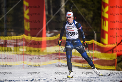 11.01.2020, xkvx, Biathlon DSV Deutschlandpokal Notschrei, Einzel - weiblich, v.l. Gina Marie Puderbach (Germany)  / 