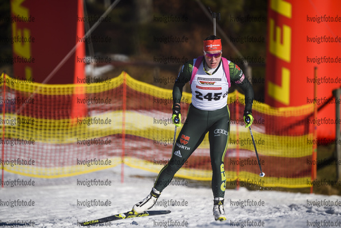 11.01.2020, xkvx, Biathlon DSV Deutschlandpokal Notschrei, Einzel - weiblich, v.l. Marie Heinrich (Germany)  / 