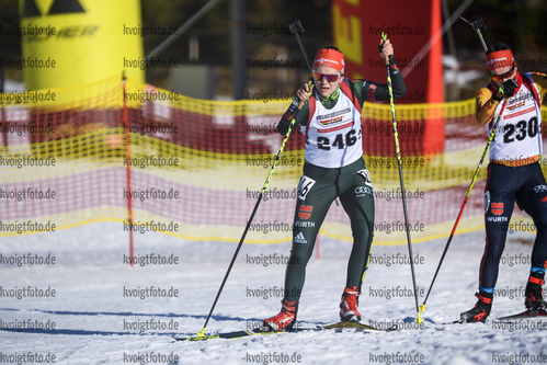 11.01.2020, xkvx, Biathlon DSV Deutschlandpokal Notschrei, Einzel - weiblich, v.l. Marina Sauter (Germany)  / 