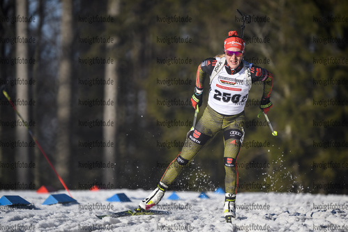 11.01.2020, xkvx, Biathlon DSV Deutschlandpokal Notschrei, Einzel - weiblich, v.l. Sophia Schneider (Germany)  / 