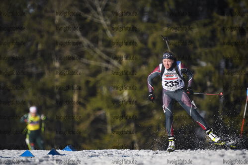 11.01.2020, xkvx, Biathlon DSV Deutschlandpokal Notschrei, Einzel - weiblich, v.l. Jennifer Muenzner (Germany)  / 