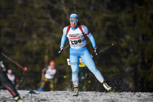 11.01.2020, xkvx, Biathlon DSV Deutschlandpokal Notschrei, Einzel - weiblich, v.l. Vroni Kaltenhauser (Germany)  / 