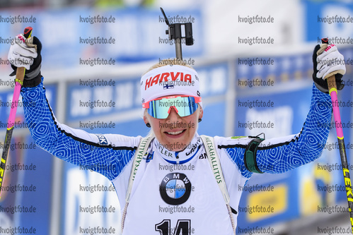 Oberhof, Germany, 12.01.2020, IBU Weltcup Biathlon Oberhof, Massenstart Damen, Kaisa Makarainen (Finland) gewinnt die Goldmedaille, wins the gold medal (Foto: Kevin Voigt/DeFodi images)