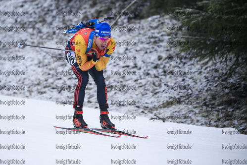 12.01.2019, xkvx, Biathlon IBU Weltcup Oberhof, Massenstart Herren, v.l. Simon Schempp (Germany) in aktion / in action competes
