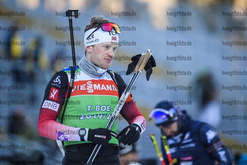 14.01.2020, xkvx, Biathlon IBU Weltcup Ruhpolding, Training Herren, v.l. Tarjei Boe (Norway) schaut / looks on