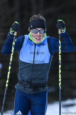 14.01.2020, xkvx, Biathlon IBU Weltcup Ruhpolding, Training Herren, v.l. Laura Dahlmeier in aktion / in action competes