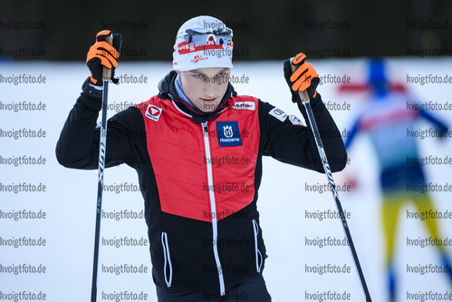 14.01.2020, xkvx, Biathlon IBU Weltcup Ruhpolding, Training Herren, v.l. Felix Leitner (Austria) in aktion / in action competes
