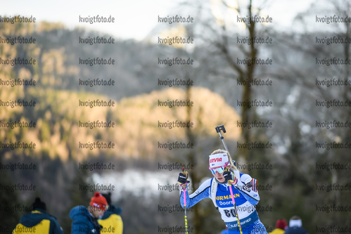 15.01.2019, xkvx, Biathlon IBU Weltcup Ruhpolding, Sprint Damen, v.l. Suvi Minkkinen (Finland) in aktion / in action competes