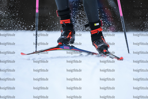 15.01.2019, xkvx, Biathlon IBU Weltcup Ruhpolding, Sprint Damen, v.l. Rossignol Ski in aktion / in action competes