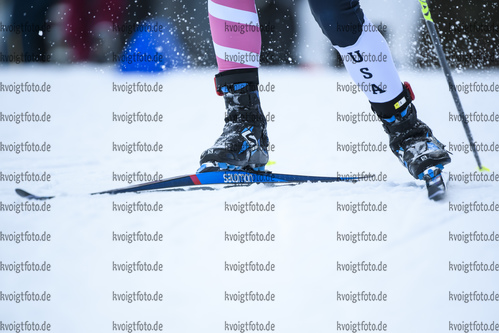 15.01.2019, xkvx, Biathlon IBU Weltcup Ruhpolding, Sprint Damen, v.l. Salomon Ski Schuhe in aktion / in action competes