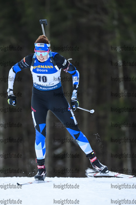 15.01.2019, xkvx, Biathlon IBU Weltcup Ruhpolding, Sprint Damen, v.l. Tuuli Tomingas (Estonia) in aktion / in action competes