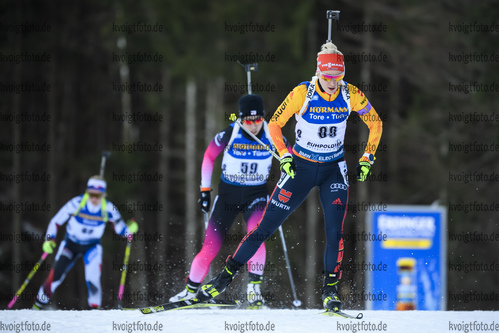 15.01.2019, xkvx, Biathlon IBU Weltcup Ruhpolding, Sprint Damen, v.l. Karolin Horchler (Germany) in aktion / in action competes