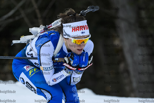 15.01.2019, xkvx, Biathlon IBU Weltcup Ruhpolding, Sprint Damen, v.l. Jenny Fellman (Finland) in aktion / in action competes