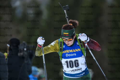 15.01.2019, xkvx, Biathlon IBU Weltcup Ruhpolding, Sprint Damen, v.l. Natalja Kocergina (Lithuania) in aktion / in action competes