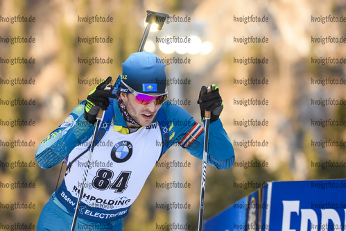 16.01.2019, xkvx, Biathlon IBU Weltcup Ruhpolding, Sprint Herren, v.l. Anton Pantov (Kazakhstan) in aktion / in action competes