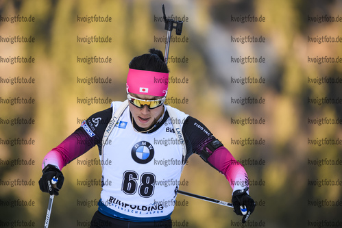 16.01.2019, xkvx, Biathlon IBU Weltcup Ruhpolding, Sprint Herren, v.l. Mikito Tachizaki (Japan) in aktion / in action competes