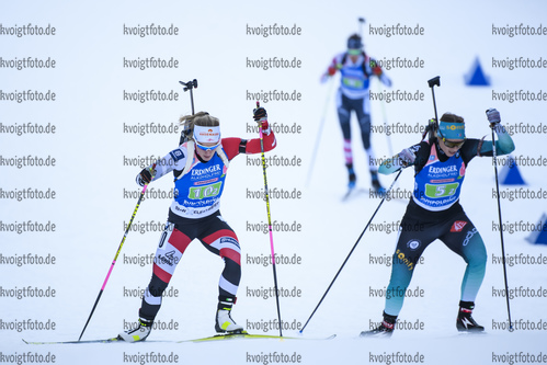 17.01.2019, xkvx, Biathlon IBU Weltcup Ruhpolding, Staffel Damen, v.l. Katharina Innerhofer (Austria) in aktion / in action competes