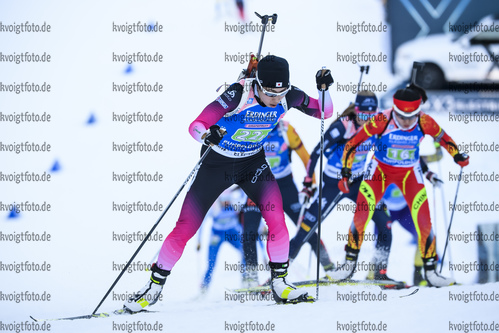17.01.2019, xkvx, Biathlon IBU Weltcup Ruhpolding, Staffel Damen, v.l. Sari Maeda (Japan) in aktion / in action competes