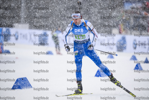 18.01.2019, xkvx, Biathlon IBU Weltcup Ruhpolding, Staffel Herren, v.l. Olli Hiidensalo (Finland) in aktion / in action competes