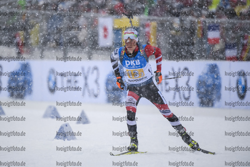 18.01.2019, xkvx, Biathlon IBU Weltcup Ruhpolding, Staffel Herren, v.l. Felix Leitner (Austria) in aktion / in action competes