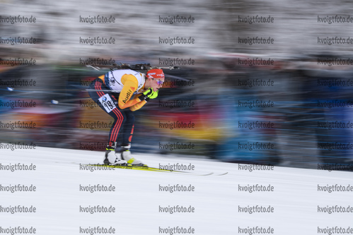 19.01.2019, xkvx, Biathlon IBU Weltcup Ruhpolding, Verfolgung Damen, v.l. Denise Herrmann (Germany) in aktion / in action competes