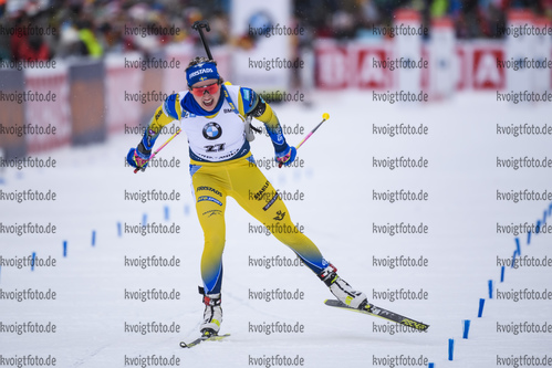 19.01.2019, xkvx, Biathlon IBU Weltcup Ruhpolding, Verfolgung Damen, v.l. Linn Persson (Sweden) im Ziel / in the finish