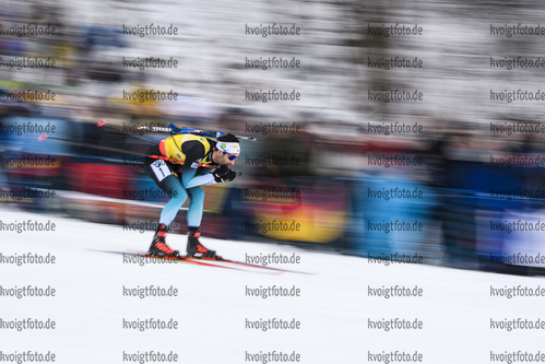 19.01.2019, xkvx, Biathlon IBU Weltcup Ruhpolding, Verfolgung Herren, v.l. Martin Fourcade (France) in aktion / in action competes