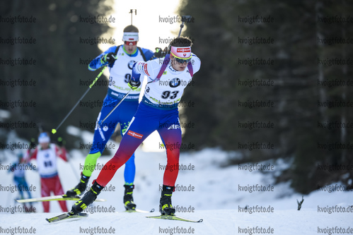 23.01.2019, xkvx, Biathlon IBU Weltcup Pokljuka, Einzel Herren, v.l. Michal Sima (Slovakia) in aktion / in action competes