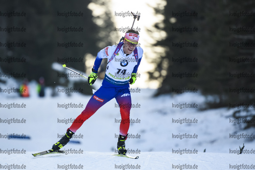 23.01.2019, xkvx, Biathlon IBU Weltcup Pokljuka, Einzel Herren, v.l. Martin Otcenas (Slovakia) in aktion / in action competes