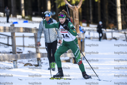 25.01.2020, xkvx, Biathlon DSV Deutschlandpokal Oberhof, Sprint - weiblich, v.l. Lea Nechwatal (Germany)  / 
