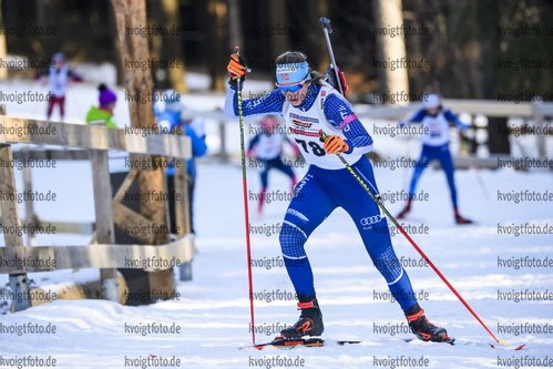 25.01.2020, xkvx, Biathlon DSV Deutschlandpokal Oberhof, Sprint - weiblich, v.l. Sophie Spark (Germany)  / 