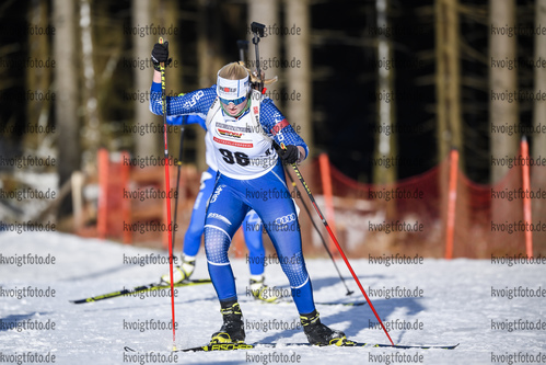25.01.2020, xkvx, Biathlon DSV Deutschlandpokal Oberhof, Sprint - weiblich, v.l. Magdalena Plenk (Germany)  / 