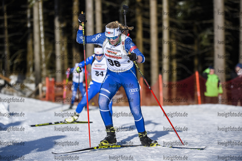 25.01.2020, xkvx, Biathlon DSV Deutschlandpokal Oberhof, Sprint - weiblich, v.l. Magdalena Plenk (Germany)  / 