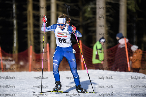 25.01.2020, xkvx, Biathlon DSV Deutschlandpokal Oberhof, Sprint - weiblich, v.l. Isabel Neugebauer (Germany)  / 
