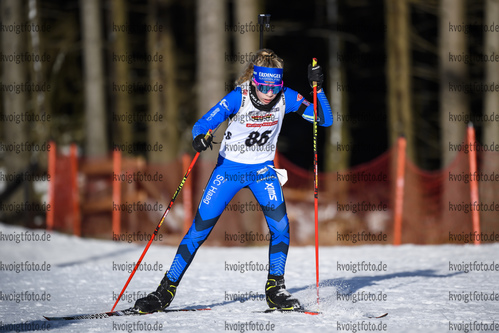 25.01.2020, xkvx, Biathlon DSV Deutschlandpokal Oberhof, Sprint - weiblich, v.l. Jule Wollboldt (Germany)  / 