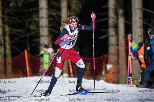 25.01.2020, xkvx, Biathlon DSV Deutschlandpokal Oberhof, Sprint - weiblich, v.l. Julia Kink (Germany)  / 