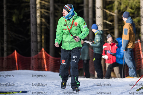 25.01.2020, xkvx, Biathlon DSV Deutschlandpokal Oberhof, Sprint - maennlich, v.l. Christoph Noack (Germany)  / 