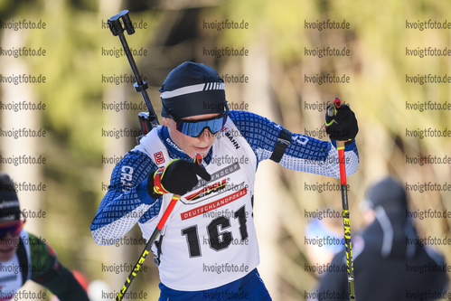 25.01.2020, xkvx, Biathlon DSV Deutschlandpokal Oberhof, Sprint - maennlich, v.l. Linus Maier (Germany)  / 