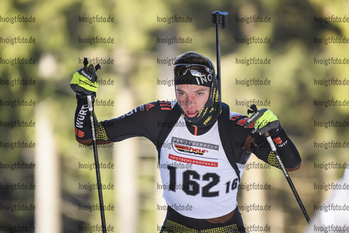 25.01.2020, xkvx, Biathlon DSV Deutschlandpokal Oberhof, Sprint - maennlich, v.l. Mathis Faerber (Germany)  / 