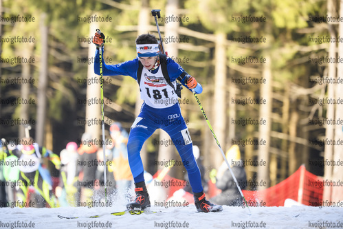 25.01.2020, xkvx, Biathlon DSV Deutschlandpokal Oberhof, Sprint - maennlich, v.l. Michael Arsan (Germany)  / 