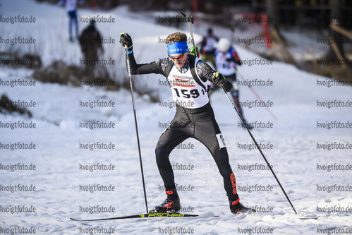 25.01.2020, xkvx, Biathlon DSV Deutschlandpokal Oberhof, Sprint - maennlich, v.l. Dorian Endler (Germany)  / 