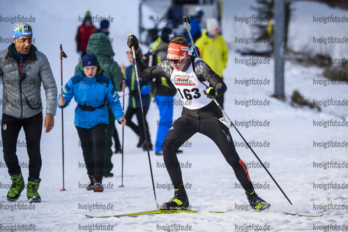 25.01.2020, xkvx, Biathlon DSV Deutschlandpokal Oberhof, Sprint - maennlich, v.l. Diogo Martins (Germany)  / 