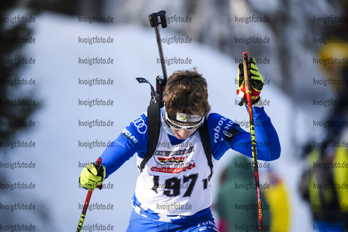 25.01.2020, xkvx, Biathlon DSV Deutschlandpokal Oberhof, Sprint - maennlich, v.l. Yanis Jolly (Germany)  / 