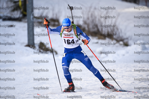 25.01.2020, xkvx, Biathlon DSV Deutschlandpokal Oberhof, Sprint - maennlich, v.l. Leonhard Pfund (Germany)  / 