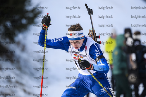25.01.2020, xkvx, Biathlon DSV Deutschlandpokal Oberhof, Sprint - maennlich, v.l. Valentin Lagler (Germany)  / 